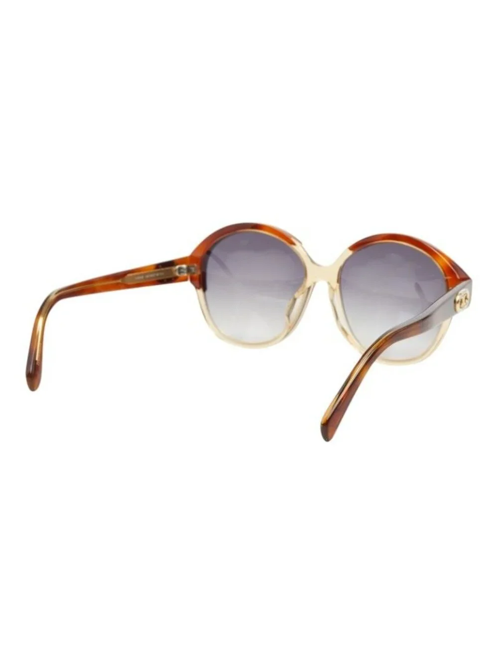 Celine Triomphe Round Sunglasses Brown Acetate Eyewear